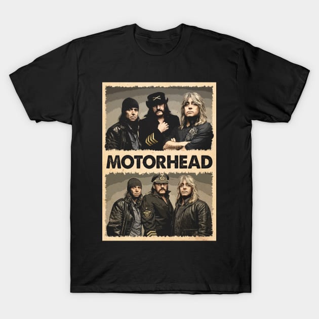 Lemmy's Bassline Grooves And Grit Of Motorhead T-Shirt by Silly Picture